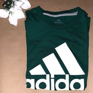 Green Adidas shirt